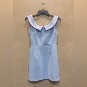 French Connection Whisper Collar Mini Dress